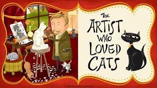 The Artist Who Loved Cats  Book Trailer [upl. by Eeneg451]