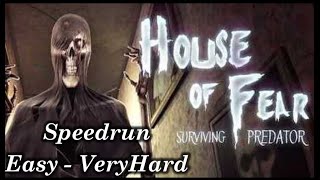 House of Fear Speedrun WR [upl. by Addie]