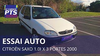 TEST  CITROËN SAXO 10i X 3 PORTES 2000  FRANCE [upl. by Audris253]