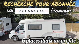 Recherche pour abonné  Un profilé Fleurette très étonnant 6 places avec lit pavillon [upl. by Ressan]