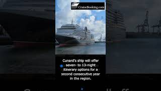 Cunard’s Queen Elizabeth Returns to Alaska  CruiseBookingcom News  Shorts [upl. by Jena]