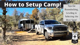 Setting Up Camp with RV  Airstream Basecamp 16x Camping  Sponsored by Waggle [upl. by Llenrap]