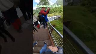 Waterfall Walk Fossevandring Falls Geiranger Norway insta360 travel norway [upl. by Amian591]