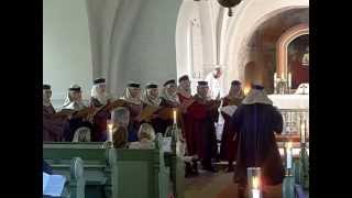 Härslövs Kyrkokör Härslöv Church Choir Guillaume Dufay  quotFauxbourdonquot [upl. by Amerak]