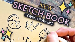 Customizing my Sketchbook cover  GiVeAwAy ANNOUNCEMENT See description [upl. by Tallu]