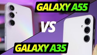 Galaxy A35 VS Galaxy A55 Qual celular Samsung comprar A escolha é fácil [upl. by Rorrys]