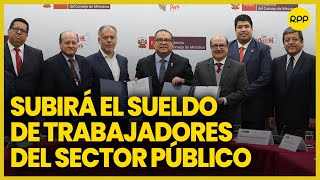 Ejecutivo firma convenio con cinco centrales sindicales [upl. by Noemis220]