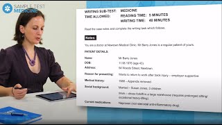How to take an OET Writing Medicine Sample Test StepbyStep Guide [upl. by Curzon]