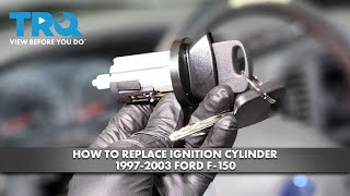 How to Replace Ignition Lock Cylinder 19972003 Ford F150 [upl. by Hartill]