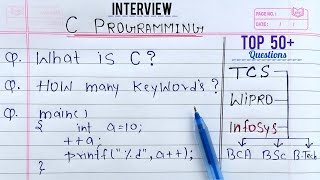 C Programming INTERVIEW Questions for College Placement  Learn Coding  CProgramming [upl. by Ysor]