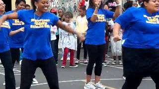 Baldwin Hills Magnet School Teachers Perform at Double Dutch Contest [upl. by Nahej]