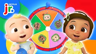 Mystery Wheel of BIG Emotions ❤️ CoComelon Lane  Netflix Jr [upl. by Ketchan]