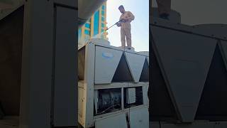 Chiller hvac service  hvac chiller service shortsvideo chiller hvac [upl. by Fineman]