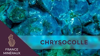 La Chrysocolle  Lithothérapie  France Minéraux [upl. by Keegan]