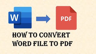 How to convert word file to Pdf [upl. by Araet664]