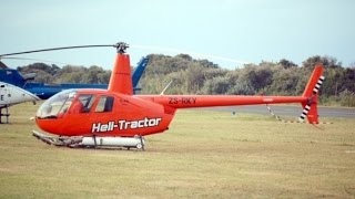 Robinson R44 quotHeli Tractorquot Aerial Display [upl. by Htyderem710]