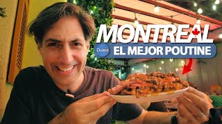 EL MEJOR POUTINE DEL MUNDO LA BANQUISE EN MONTREAL [upl. by Nodnelg]