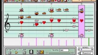 Mario Paint Composer  Battle Garegga stage1 [upl. by Awhsoj]