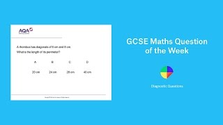 Properties of Quadrilaterals GCSE Maths Question of the Week [upl. by Mosora97]