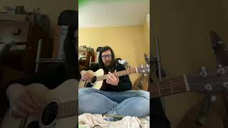 Midwest Emo Riff 322 Acoustic  midwestemo emomusic emo guitar [upl. by Nagol]