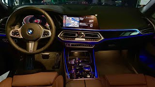 New BMW X5 2019  INTERIOR in depth review M Sport ambient lighting  better than Mercedes GLE [upl. by Sclar]