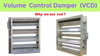 Volume Control Damper VCD  Why We Use Vcd  Airflow Control  Video by Learn With Mir hvac [upl. by Wandis]