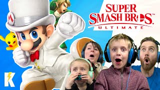 Super Smash Bros Ultimate Family Battle KCity GAMING [upl. by Ohcirej]