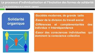 Le processus dindividualisation et lévolution des formes de solidarité [upl. by Nnep]