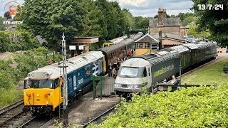 Mid Hants Railway Diesel Gala  Watercress Line  13724 [upl. by Ezaria]