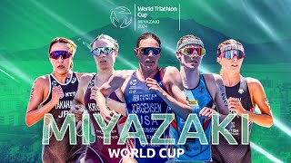 2024 World Triathlon Cup Miyazaki  WOMEN [upl. by Suillenroc349]