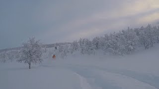 Kittelfjäll Sweden snow powder [upl. by Emarej]