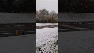 Winter is HERE ❄️☃️🌨️ First snowfall of the season birmingham shorts [upl. by Ennad]