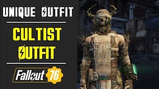 Cultist Outfit Location complete set  Mothman Museum  Fallout 76 [upl. by Arik]