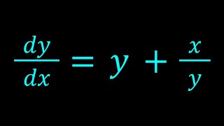 Solving A NonLinear Differential Equation [upl. by Niamart876]