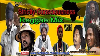 STRICTLY CONSCIOUSNESS REGGAE MIX Vol 1 Clean Reggae 90s Conscious Reggae [upl. by Laktasic]