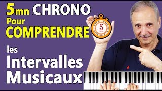 5 minutes pour comprendre tous les intervalles Musicaux du solfège débutant TUTO PIANO FACILE [upl. by Nancey644]