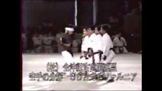 Tadashi Yamashita 1990 World Uchinanchu Festival Okinawan Karate Kobudo [upl. by Sidney]