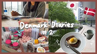 留学VLOG2🇩🇰留学開始して2日目だけど課題に追われる📚スーパーへお買い物！ life as an exchange student in Denmark grocery shopping🍅 [upl. by Alick62]