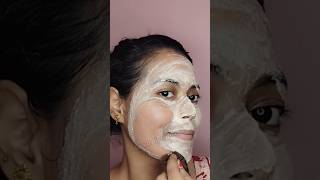 Curd Facial  Dahi Facial for Skin Whitening shorts​ facial​ viral skincare beautytips [upl. by Eelyma782]