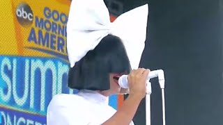 Sia  Unstoppable LIVE GMA Performance [upl. by Anuahs]