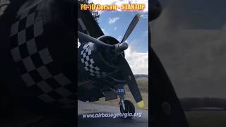 FG1D Corsair  Engine Startup Sound shorts aviation [upl. by Atul]