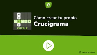 Cómo crear tu propio Crucigrama en Educaplay [upl. by Eeruhs759]