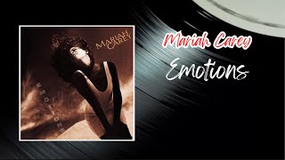 Emotions  Mariah Carey  Lyrics [upl. by Suoicul]