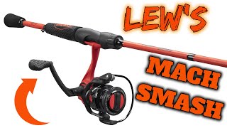 Lews Mach Smash Spinning Reel Combo Review [upl. by Massarelli]