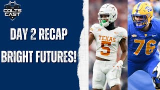 Adonai Mitchell Locked In  Colts Day 2 NFL Draft Recap [upl. by Grondin207]