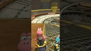 Pink Yoshi Blue Yoshi in Mario Kart 8 deluxe [upl. by Lamberto]