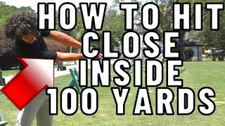 Hit it Close to the Hole Inside 100 Yards use My Easy Pitching Technique [upl. by Jabin]