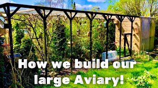 How to build outdoor aviary the perfect aviary for breeding aviary birds aviary [upl. by Jolee]