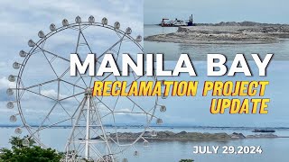 Manila Bay Reclamation Project  No More SM By The Bay  July 29 2024 Update [upl. by Lraep]