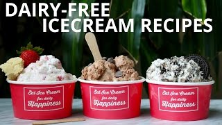 DairyFree IceCream Recipe No Icecream Machine Required [upl. by Dibbrun]